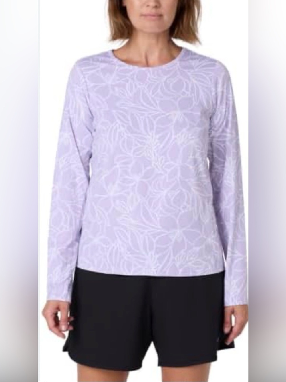 Bundle Order - Hang Ten Lavender Floral UPF 50+ Sun, Free Swim Top
